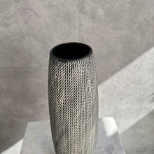 Load image into Gallery viewer, Black Textured Ceramic Vase 39.5CM High
