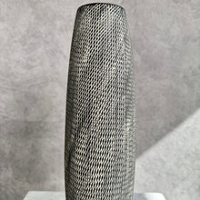 Load image into Gallery viewer, Black Textured Ceramic Vase 39.5CM High
