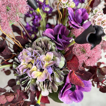 Load image into Gallery viewer, BURGUNDY TWILIGHT FLORAL ARRANGEMENT
