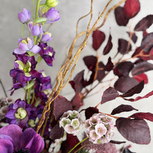 Load image into Gallery viewer, BURGUNDY TWILIGHT FLORAL ARRANGEMENT
