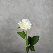 Load image into Gallery viewer, Real Touch Single Rose Stem 68cm – White
