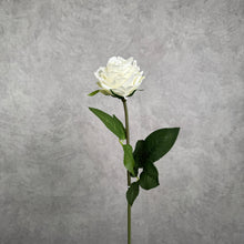 Load image into Gallery viewer, Real Touch Single Rose Stem 68cm – White
