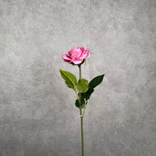 Load image into Gallery viewer, Real Touch Single Rose Stem 68cm – Dusty Hot Pink
