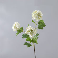 Load image into Gallery viewer, Snowball Artificial Silk Flower White SNOWBALL004
