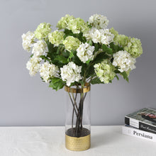 Load image into Gallery viewer, Snowball Artificial Silk Flower White SNOWBALL004
