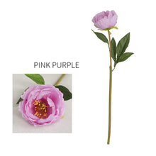Load image into Gallery viewer, Peony Single Heads Artificial Flower Lilac PEONY0012
