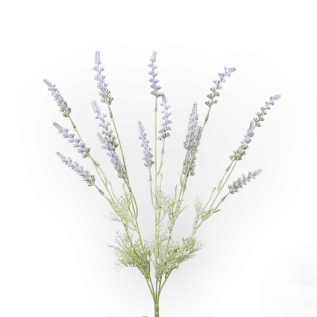 Lavender Artificial Silk Flowers Purple 52cm LAVENDER003