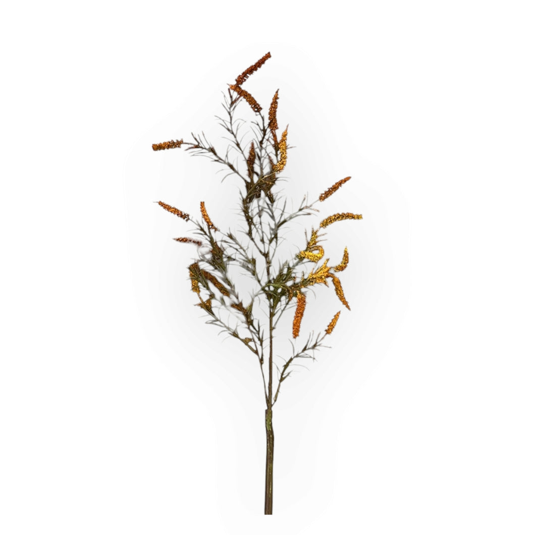 Sage Orange Artificial Silk Flower SAGE003