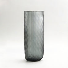 Load image into Gallery viewer, Frosted Gray Glass Vase 39CM High
