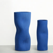 Load image into Gallery viewer, Klein Blue Textured Ceramic Vase 38CM/31CM High
