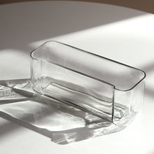 Load image into Gallery viewer, Modern Clear Glass Rectangle Vase
