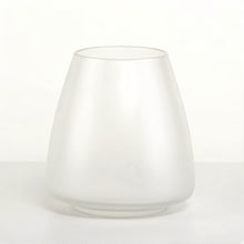 Load image into Gallery viewer, SEMI-TRANSPARENT FROSTED GLASS VASE WHITE
