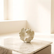 Load image into Gallery viewer, Vase Cascading Wave Ceramic White VASE021
