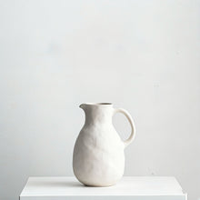 Load image into Gallery viewer, Vase Cream White Ceramic Jug VASE018
