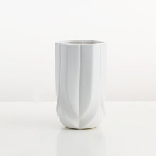 Load image into Gallery viewer, Sculpted White Ceramic Vase 30CM High
