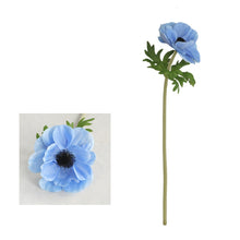 Load image into Gallery viewer, Windflower Artificial Silk Flower 48cm Stem Purple WINDFLOWER007
