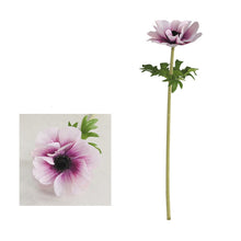 Load image into Gallery viewer, Windflower Artificial Silk Flower 48cm Stem Purple WINDFLOWER007

