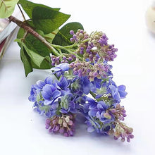 Load image into Gallery viewer, Lilac Artificial Silk Flowers 71cm Stem Blue LILAC002
