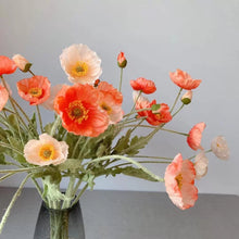 Load image into Gallery viewer, Poppy Artificial Silk Flowers Stem POPPY005-012
