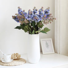 Load image into Gallery viewer, Lilac Artificial Silk Flowers 71cm Stem Blue LILAC002
