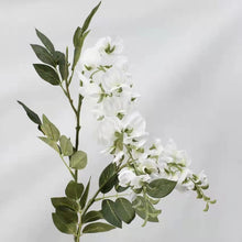 Load image into Gallery viewer, Wisteria Artificial Silk Flower Stem White WISTERIA003
