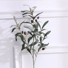 Load image into Gallery viewer, Olive Branch Artificial Greenery Stem OLIVE001
