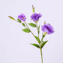 Load image into Gallery viewer, Lisianthus 7 Heads Artificial Silk Flower 67cm Stem Purple LISIANTHUS003
