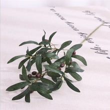 Load image into Gallery viewer, Olive Branch Artificial Greenery Stem OLIVE001
