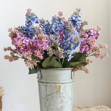 Load image into Gallery viewer, Lilac Artificial Silk Flowers 71cm Stem Blue LILAC002
