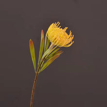 Load image into Gallery viewer, Leucospermum Artificial Silk Flower 44cm Stem Yellow LEUCOSPERMUM005
