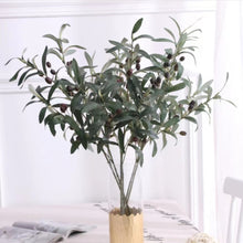 Load image into Gallery viewer, Olive Branch Artificial Greenery Stem OLIVE001
