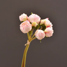 Load image into Gallery viewer, Peony 9 Heads Artificial Silk Flower Bunch PEONY004-006

