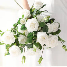 Load image into Gallery viewer, Rose Real Touch 5 Heads Artificial Multi-colour ROSE0015-0019
