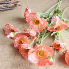 Load image into Gallery viewer, Poppy Artificial Silk Flowers Stem POPPY005-012
