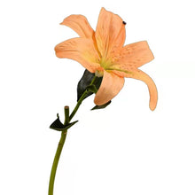 Load image into Gallery viewer, Lily Artificial Silk 3D Real Touch Flower 38cm Stem Yellow  LILY002
