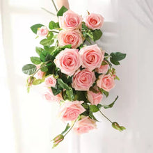 Load image into Gallery viewer, Rose Real Touch 5 Heads Artificial Multi-colour ROSE0015-0019
