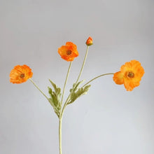 Load image into Gallery viewer, Poppy Artificial Silk Flowers Stem POPPY005-012
