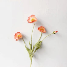 Load image into Gallery viewer, Poppy Artificial Silk Flowers Stem POPPY005-012
