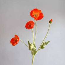 Load image into Gallery viewer, Poppy Artificial Silk Flowers Stem POPPY005-012
